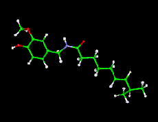 capsaicin molecule